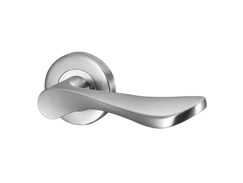 Leaf shaped classic stainless steel door handle