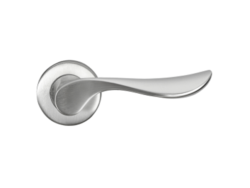 Leaf shaped classic stainless steel door handle